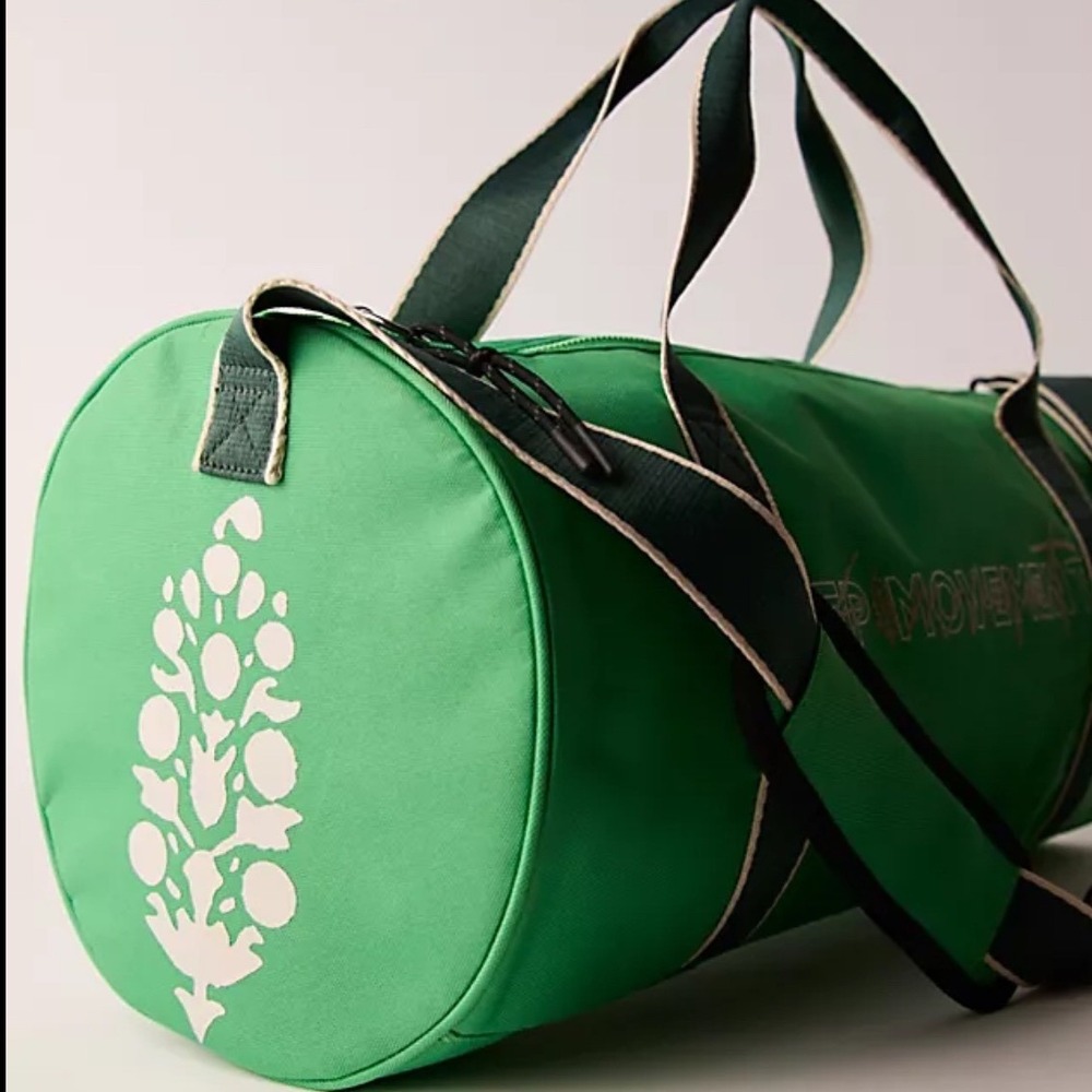 Free People Good Sport Duffle‎ Bag Green FP Movement Gym Travel Weekender